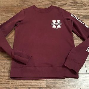 WOMENS HOLLISTER LOGO SWEATSHIRT, SIZE XXS